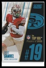 2023 Score Top 100 Deebo Samuel #19 card