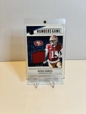 2024 Donruss Elite Numbers Game Jerseys Deebo Samuel #NG-DSA card