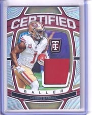 2024 Panini Totally Certified Certified Baller Deebo Samuel #12 card