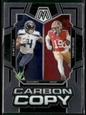 2024 Panini Mosaic Carbon Copy Deebo Samuel / DK Metcalf #CC-4 card