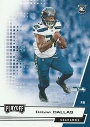 2020 Panini Playoff Base Set DeeJay Dallas #243 card