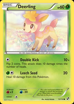 Black & White Deerling #13 card