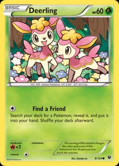 Fates Collide Deerling #8 card