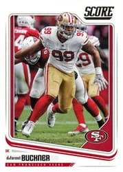 2018 Score Base Set DeForest Buckner #286 card