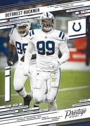 2021 Panini Prestige Base Set DeForest Buckner #86 card