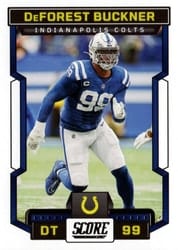 2023 Score Base Set DeForest Buckner #14 card