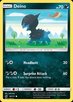 Crimson Invasion Deino #60 card