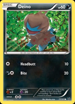 Noble Victories Deino #77 card