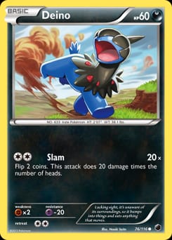 Plasma Freeze Deino #76 card