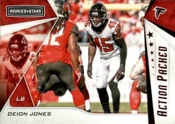 2019 Panini Rookies & Stars Action Packed Deion Jones #AP-DJ card