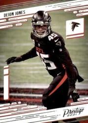 2021 Panini Prestige Base Set Deion Jones #36 card