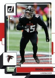 2022 Donruss Base Set Deion Jones #231 card