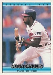 1992 Donruss Base Set Deion Sanders #564 card