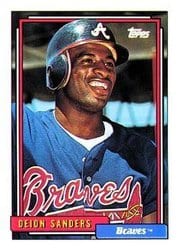 1992 Topps Base Set Deion Sanders #645 card
