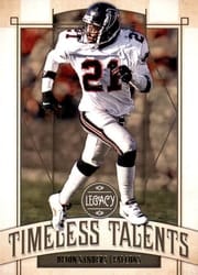 2019 Panini Legacy Timeless Talents Deion Sanders #TT-DS card