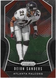 2019 Panini Prizm Base Set Deion Sanders #295 card