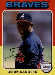 2019 Topps Archives Base Set Deion Sanders #142 card
