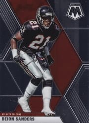 2020 Panini Mosaic Base Set Deion Sanders #18 card
