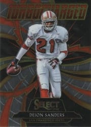2020 Panini Select Turbocharged Deion Sanders #T2 card