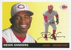 2020 Topps Archives Base Set Deion Sanders #41 card