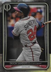 2020 Topps Tribute Base Set Deion Sanders #34 card