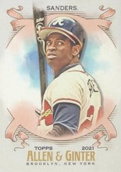 2021 Topps Allen & Ginter Base Set Deion Sanders #340 card