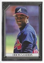 2021 Topps Gallery Base Set Deion Sanders #1 card