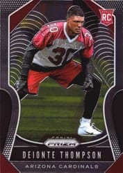 2019 Panini Prizm Base Set Deionte Thompson #390 card