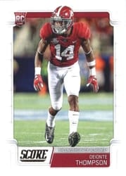 2019 Score Base Set Deionte Thompson #377 card