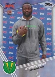 2020 Topps XFL Base Set Deiontrez Mount #140 card