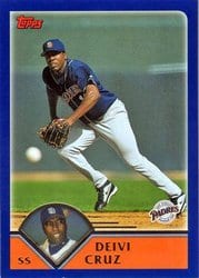 2003 Topps Base Set Deivi Cruz #32 card