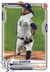 2021 Bowman Base Set Deivi Garcia #72 card