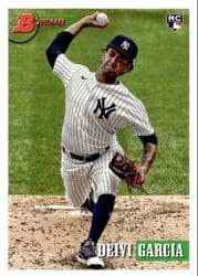 2021 Bowman Heritage Base Set Deivi Garcia #52 card