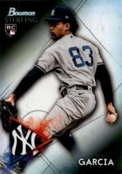 2021 Bowman Sterling Base Set Deivi Garcia #BSR-90 card
