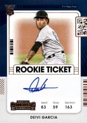 2021 Panini Contenders Base Set Deivi Garcia #133 card