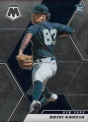 2021 Panini Mosaic Base Set Deivi Garcia #215 card