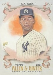 2021 Topps Allen & Ginter Base Set Deivi Garcia #114 card