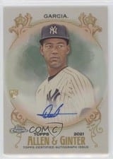 2021 Topps Allen & Ginter Chrome Autographs Deivi Garcia #AGA-DG card