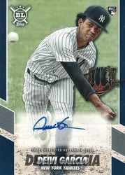 2021 Topps Big League Opening Act Autographs Deivi Garcia #OAA-DG card