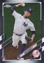 2021 Topps Chrome Base Set Deivi Garcia #85 card