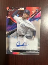 2021 Topps Finest Autographs Deivi Garcia #FA-DG card