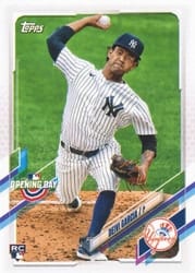 2021 Topps Opening Day Base Set Deivi Garcia #13 card