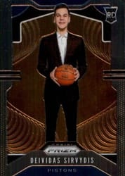 2019-20 Panini Prizm Base Set Deividas Sirvydis #298 card