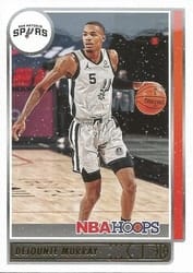2021-22 Hoops Winter Base Set Dejounte Murray #14 card