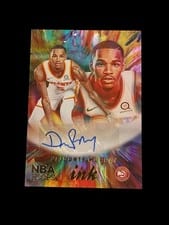 2022-23 Hoops Hoops Ink Dejounte Murray #HI-DJM