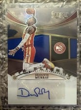 2022-23 Panini Select In Flight Signatures Dejounte Murray #IFS-DJM card