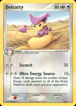 2004 EX Trainer Kit Latias Delcatty #3 card