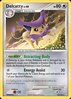 2008 Legends Awakened Delcatty #23 card