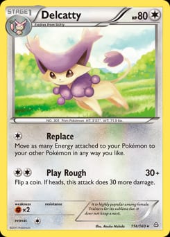 2015 Primal Clash Delcatty #114 card