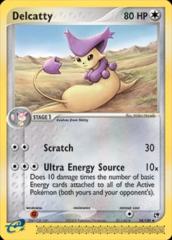 2003 Sandstorm Delcatty #34 card